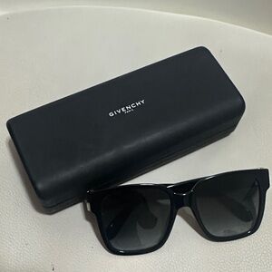 Givenchy Men's Black Sunglasses with Case